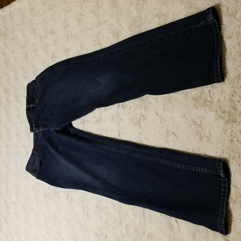J Jill Jeans Blue Dark Denim Skinny Jeans Size 6